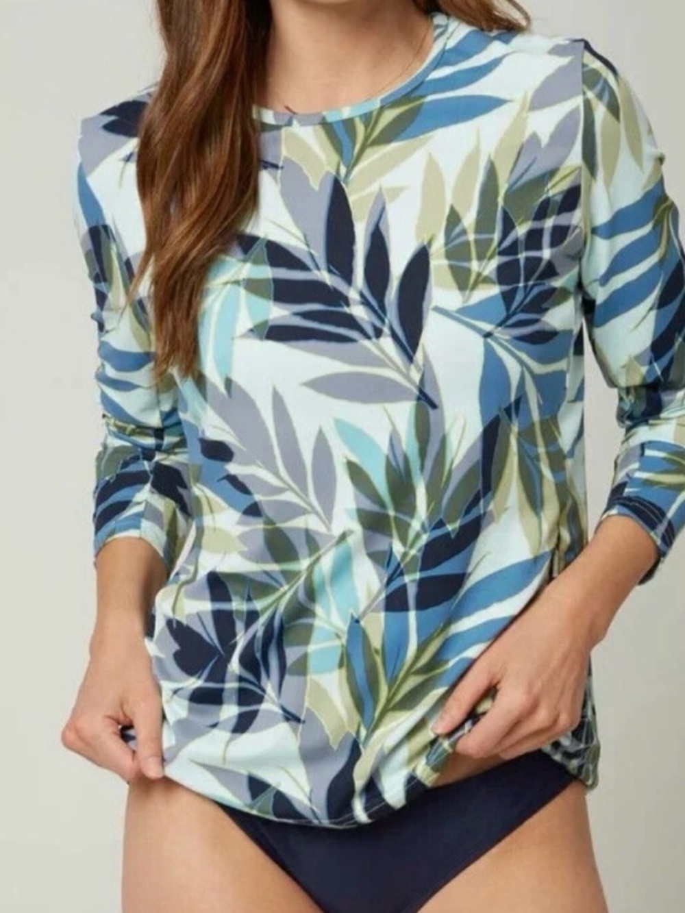 Hang Ten SPF Women's Rash Guard, Palm